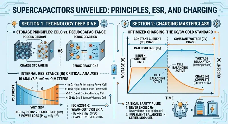 Supercapacitor Cold Start Solution